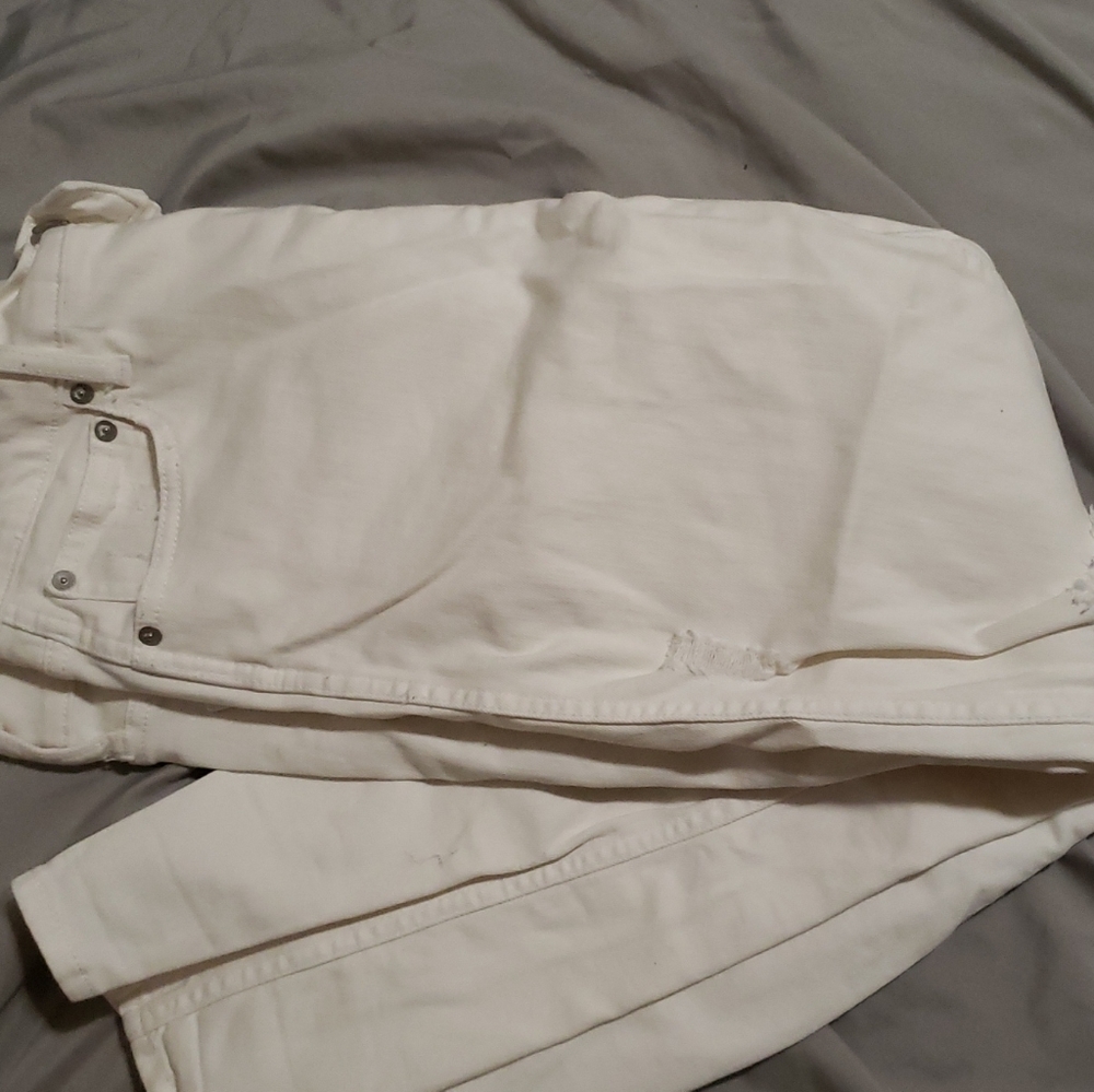 GAP white jeans
